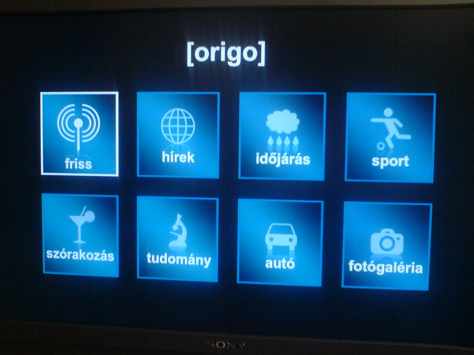 Origo a TV-n