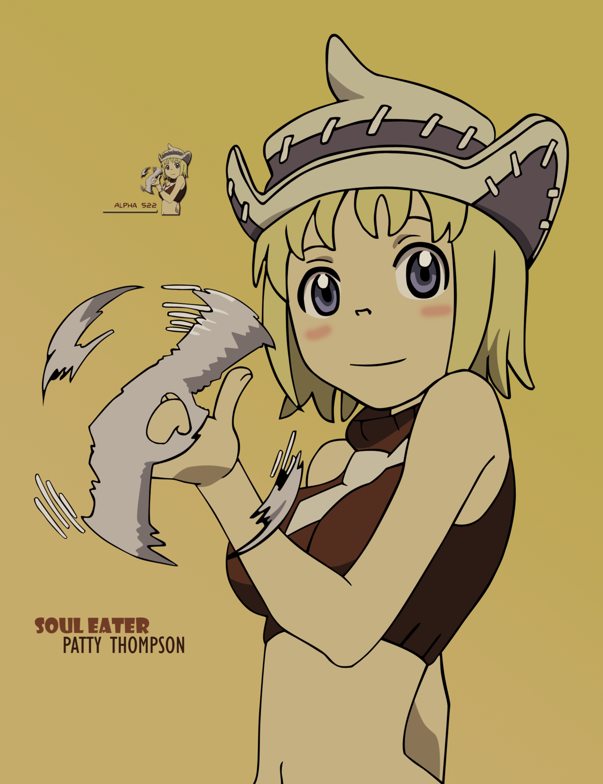 Patty Soul Eater Vector by sonic12399.png