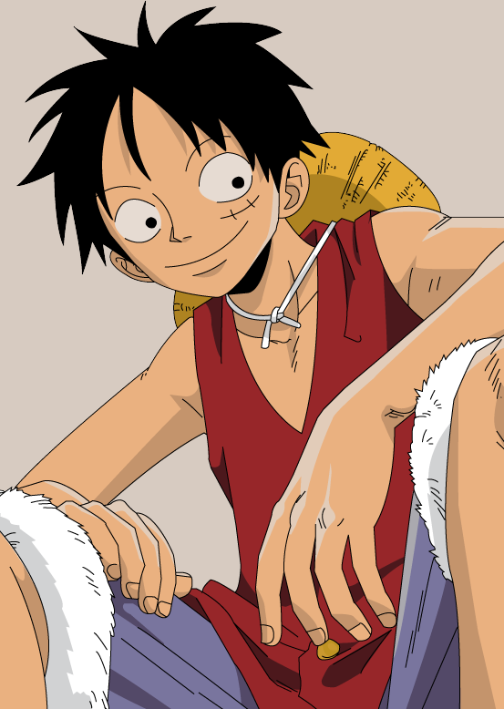 One Piece   Monkey D Luffy by caromadden.png