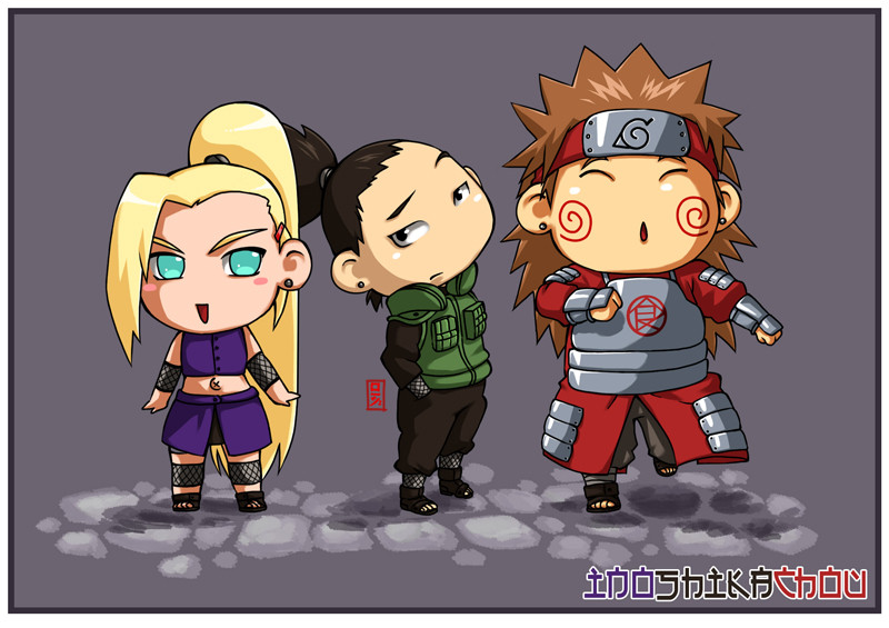 Chibi   Team Inoshikachou by pokefreak