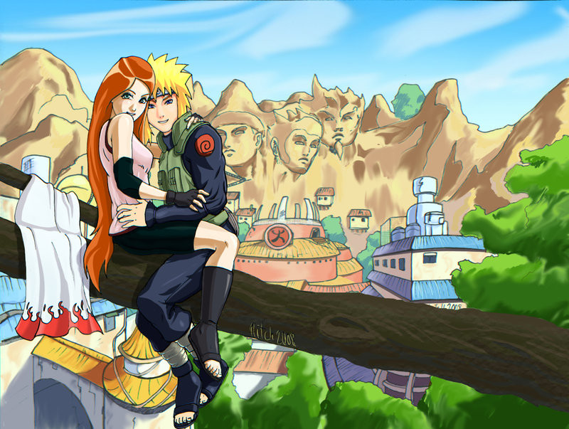 Naruto parents by dmstei00