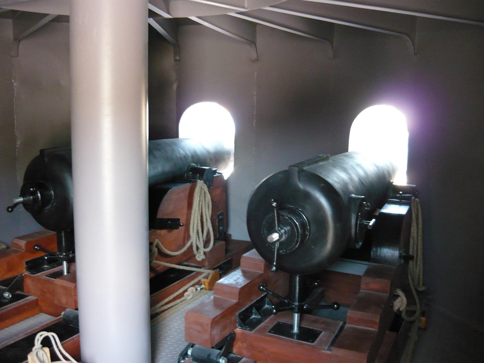24. Fő tüzérség a toronyban - Lajta Monitor Múzeumhajó Újpesten