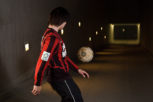 tunnel football