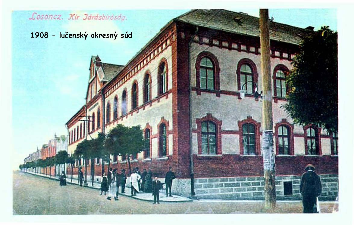 1908 - lučenský okresný súd