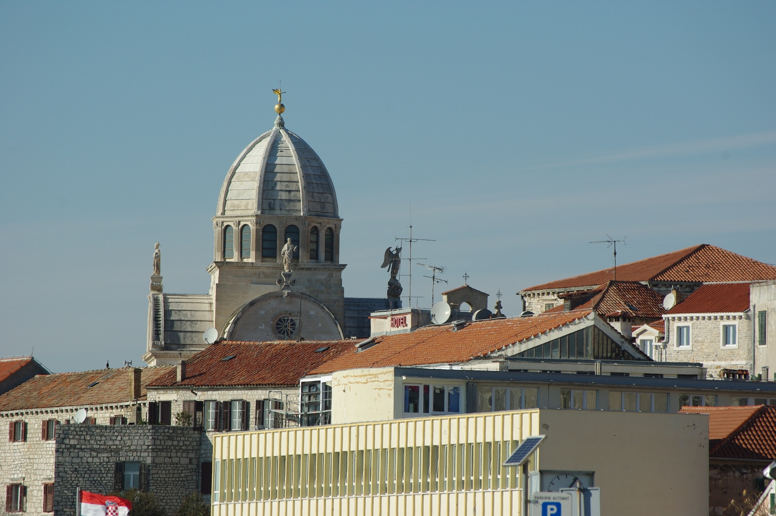 Sibenik látképe