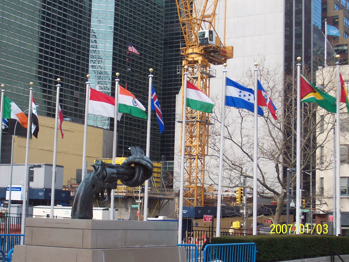 New York - ENSZ, Magyar zászló