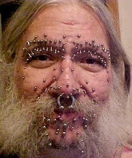 extreme piercings pins-in-head