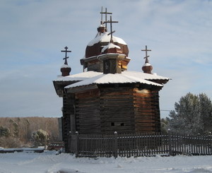 russian wood church