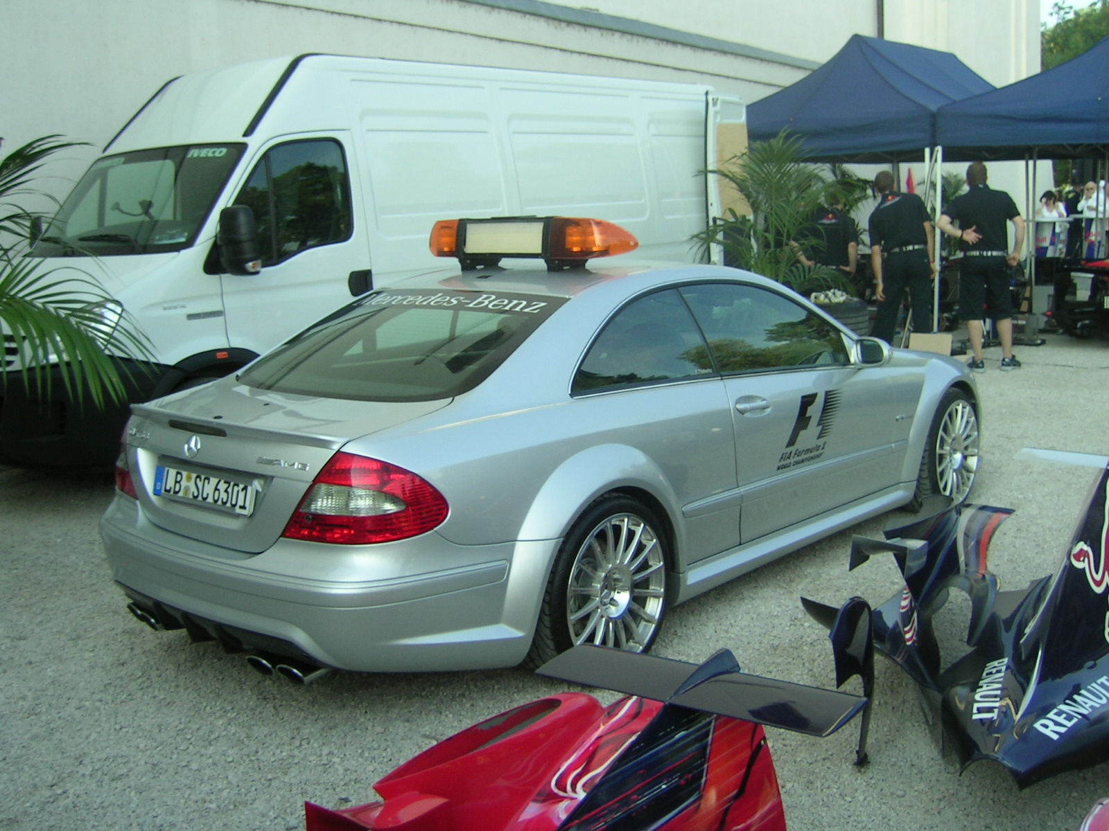 Mercedes CLK63 AMG safety car