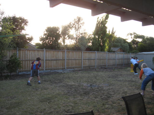 backyard cricket