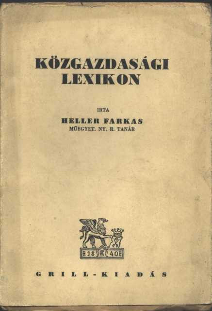 Közgazdasági lexikon