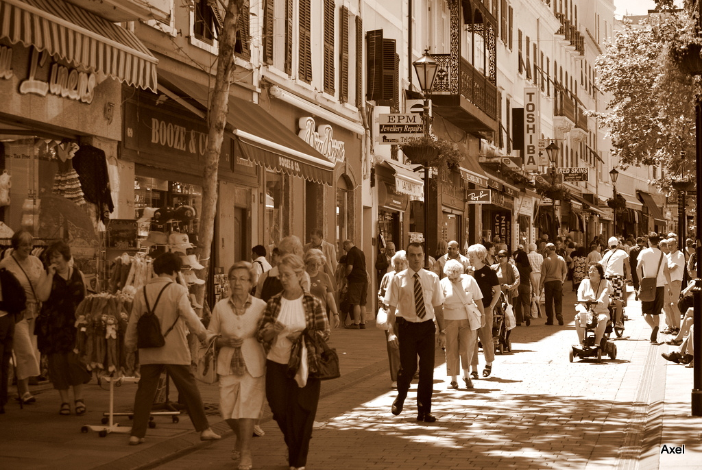 Gibraltári sétáló utca1
