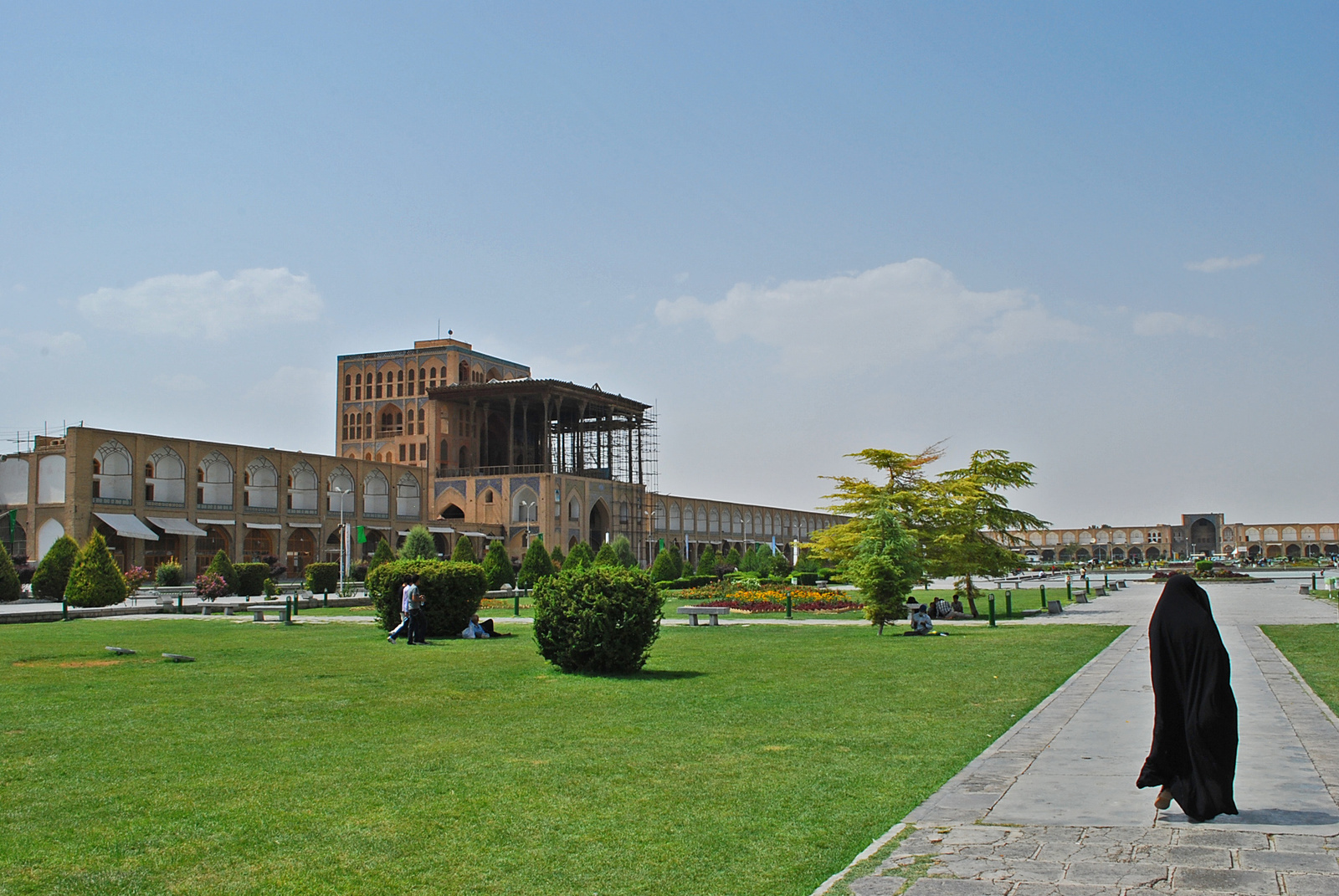 Irán 4748 'Ali Qapu palota Esfahan