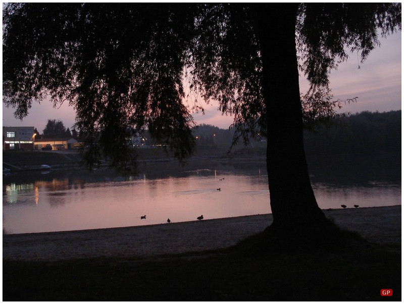 Egy győri alkony.