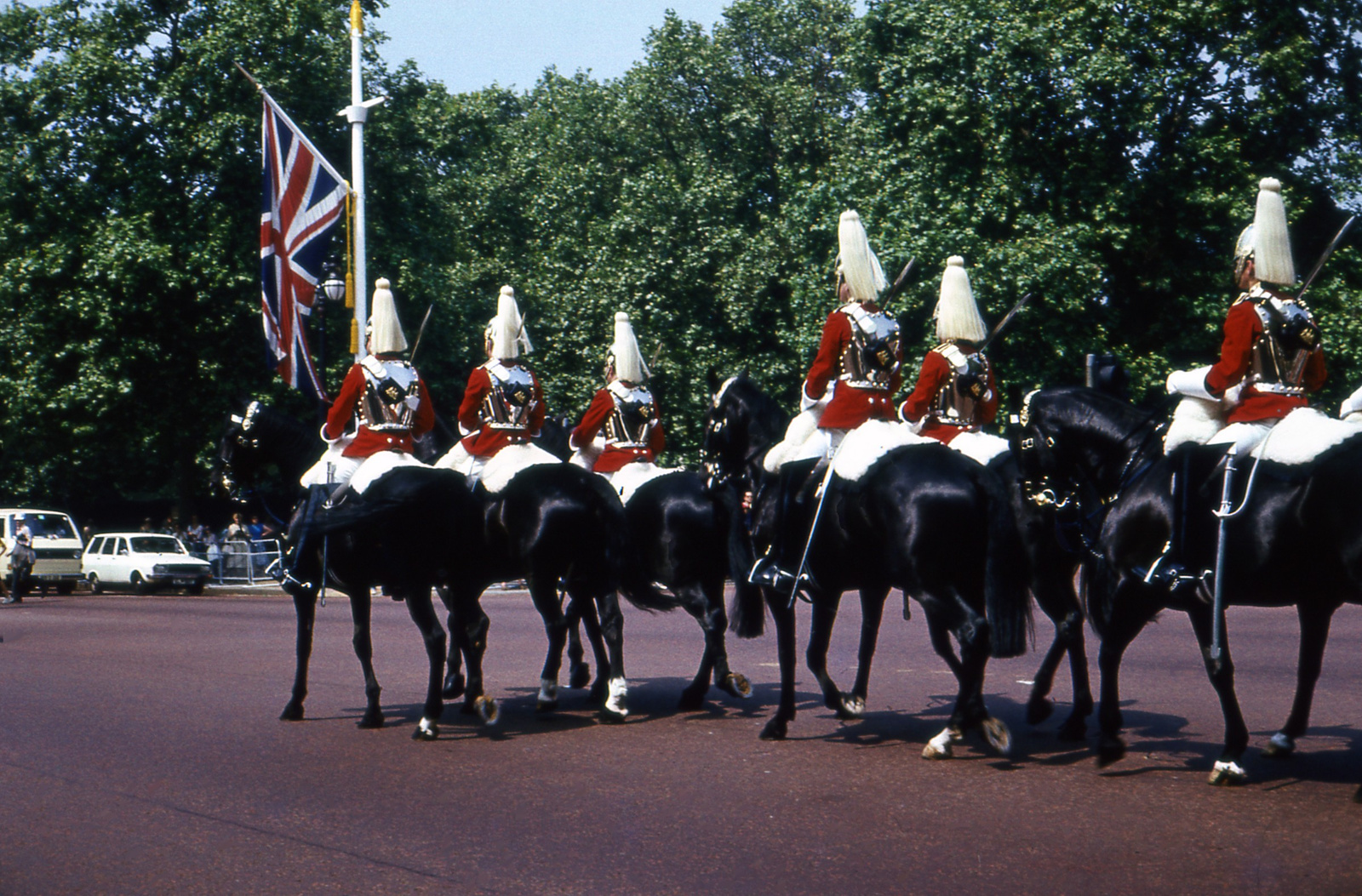 London The Mallon vonuló lovasok