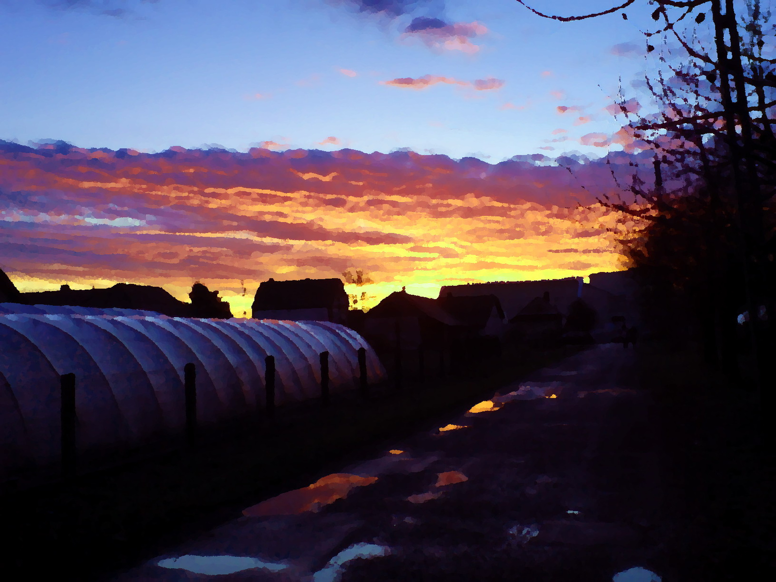 Morning of the village