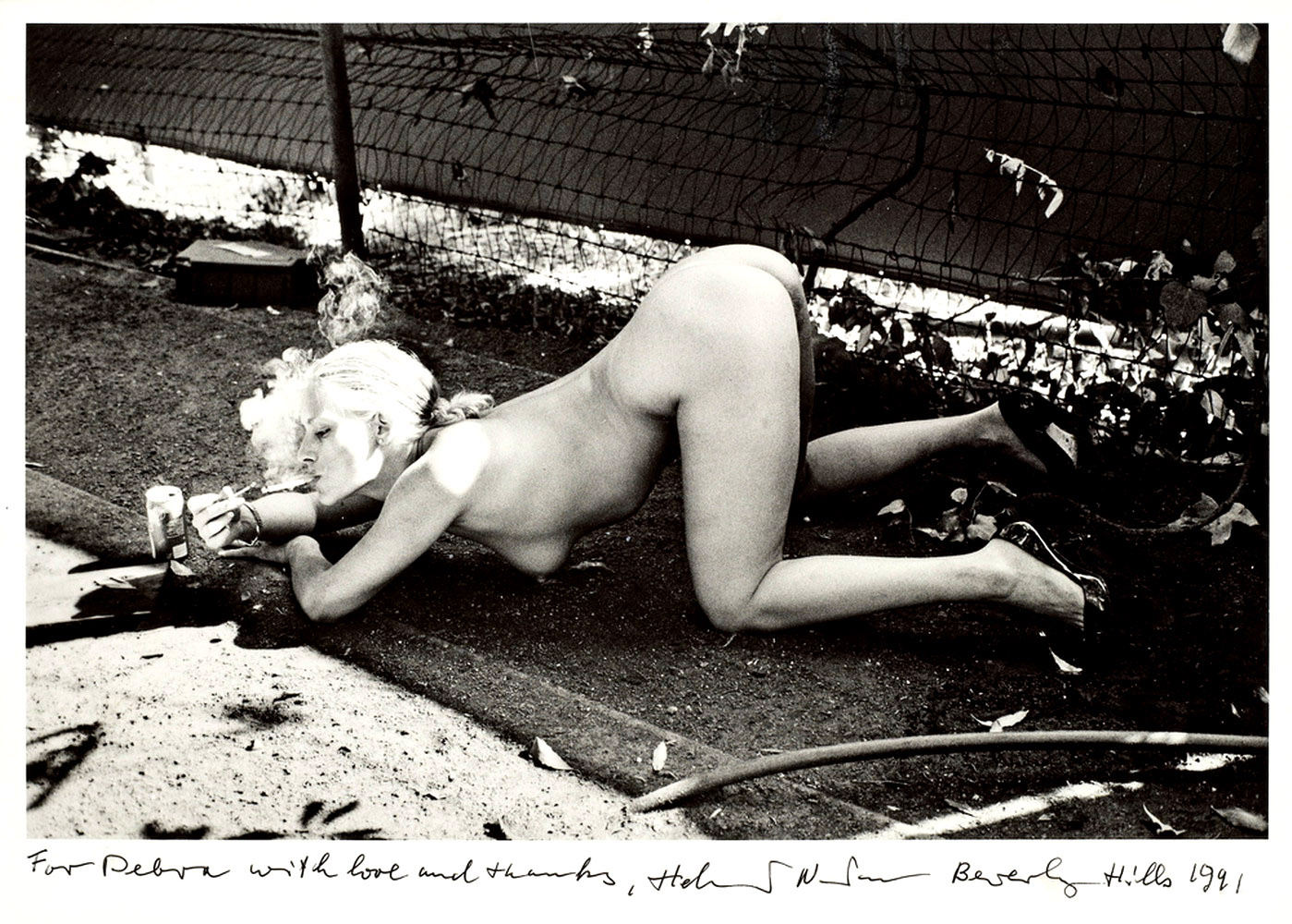 helmut-newton-naked-blonde