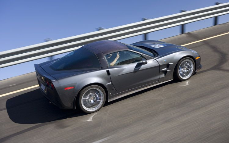 112 0810 27z+2009 chevrolet corvette ZR1+side view