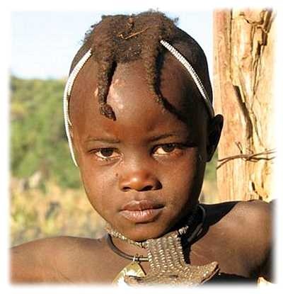 Himba gyerek