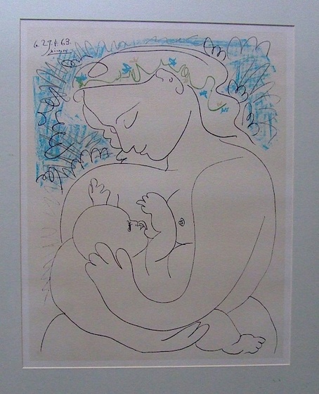 PICASSO litográfia 1963.IV.29.    41x53