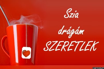 EGY TEA SZÖVEGGEL...