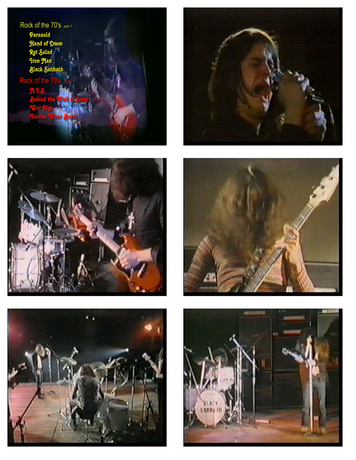 Black Sabbath 1970-12-19 Olympia Paris Pro TV DVD caps