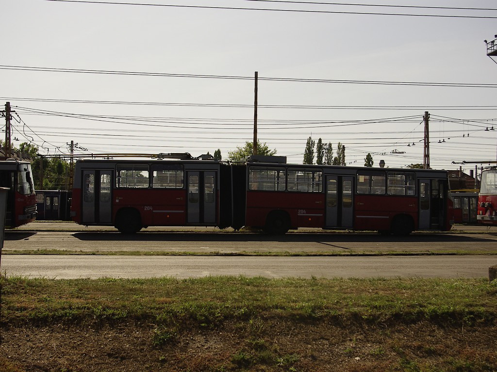 Ikarus 280 T a Troligarázsban 4 2009.09.26