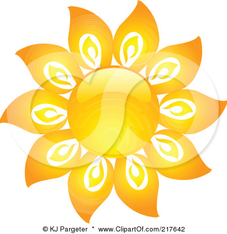 217642-Royalty-Free-RF-Clipart-Illustration-Of-A-Shiny-Orange-Ho