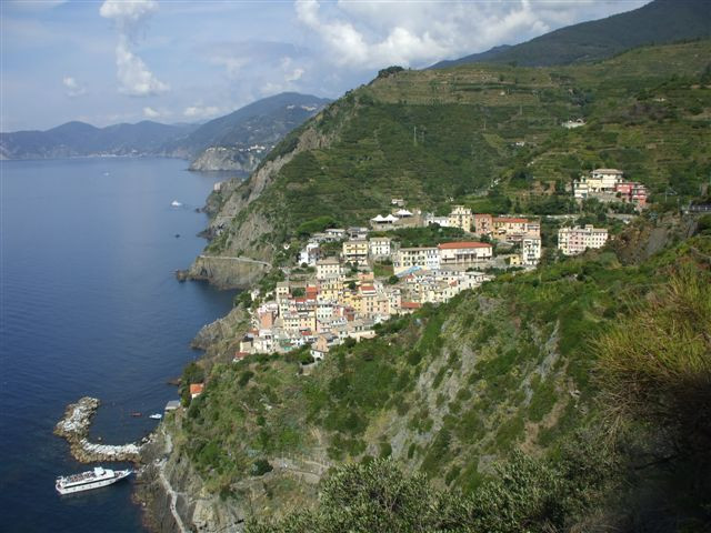 Riomaggiore felé közeledve