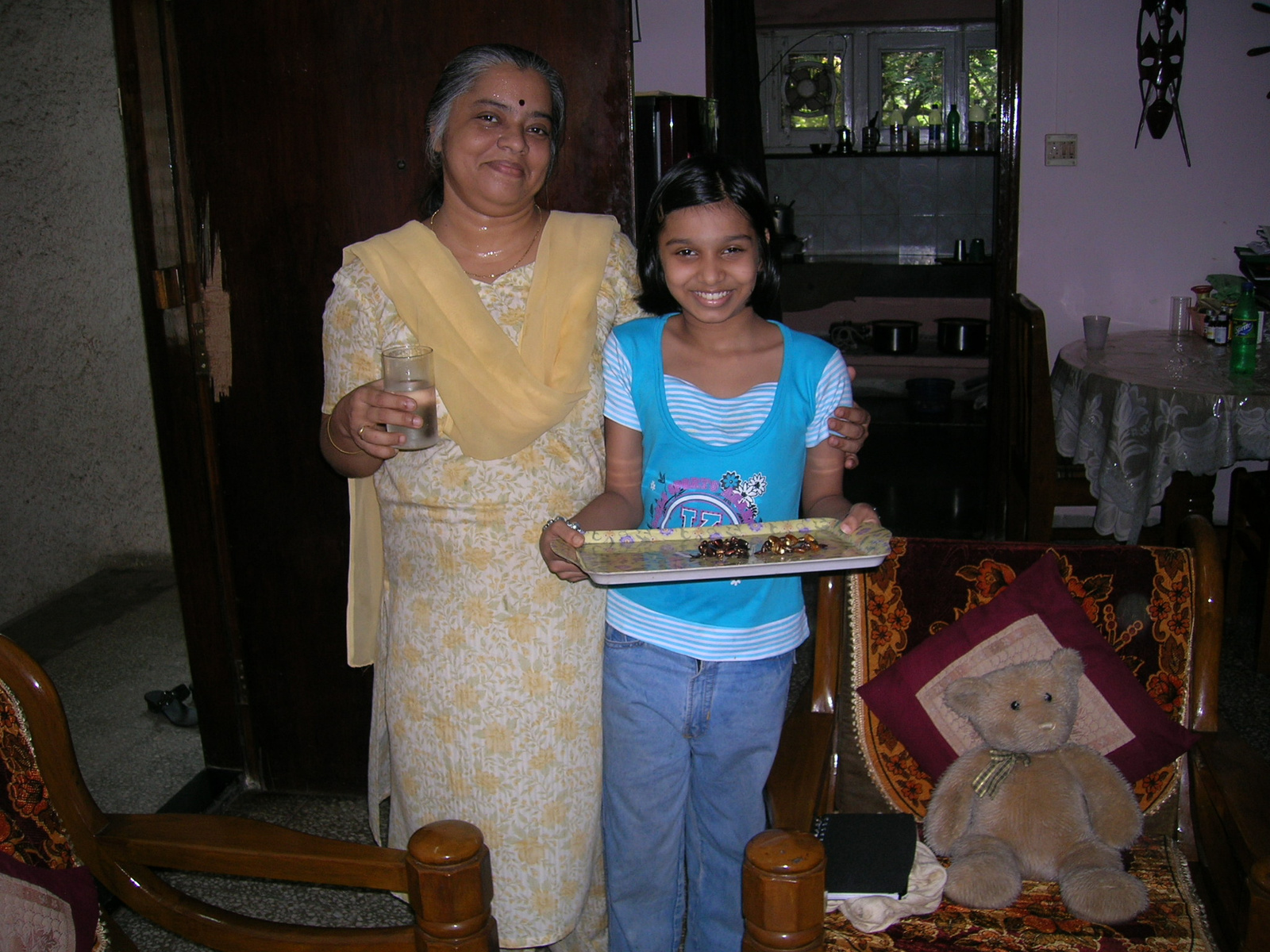 Nandita with her daughter