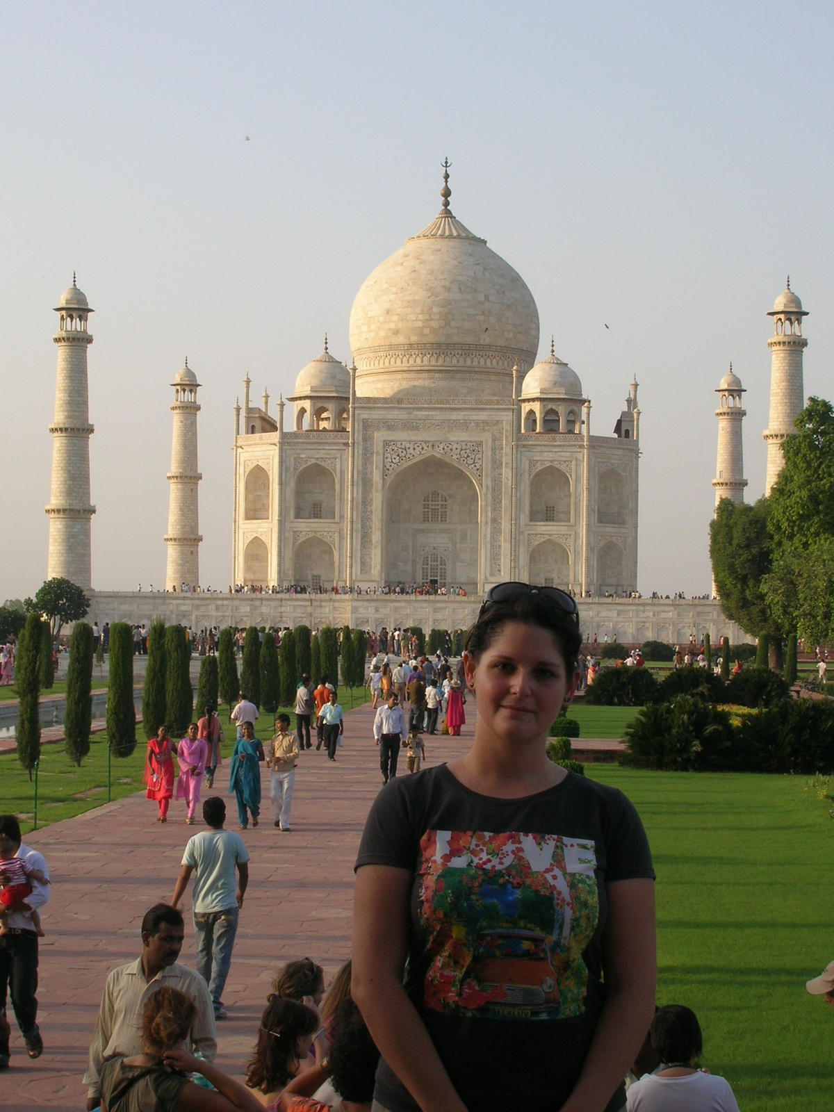 At the Taj Mahal