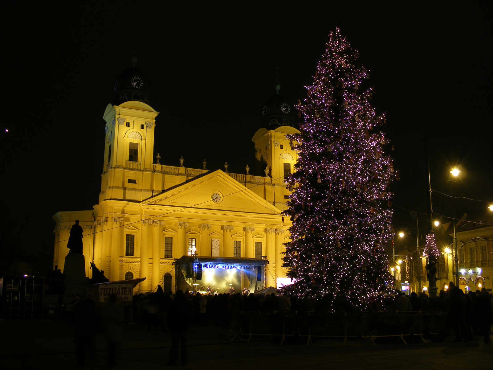 Debrecen Belváros - Ünnepi fények