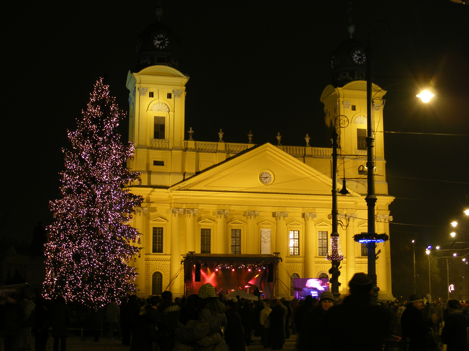 Debrecen Belváros - Ünnepi fények