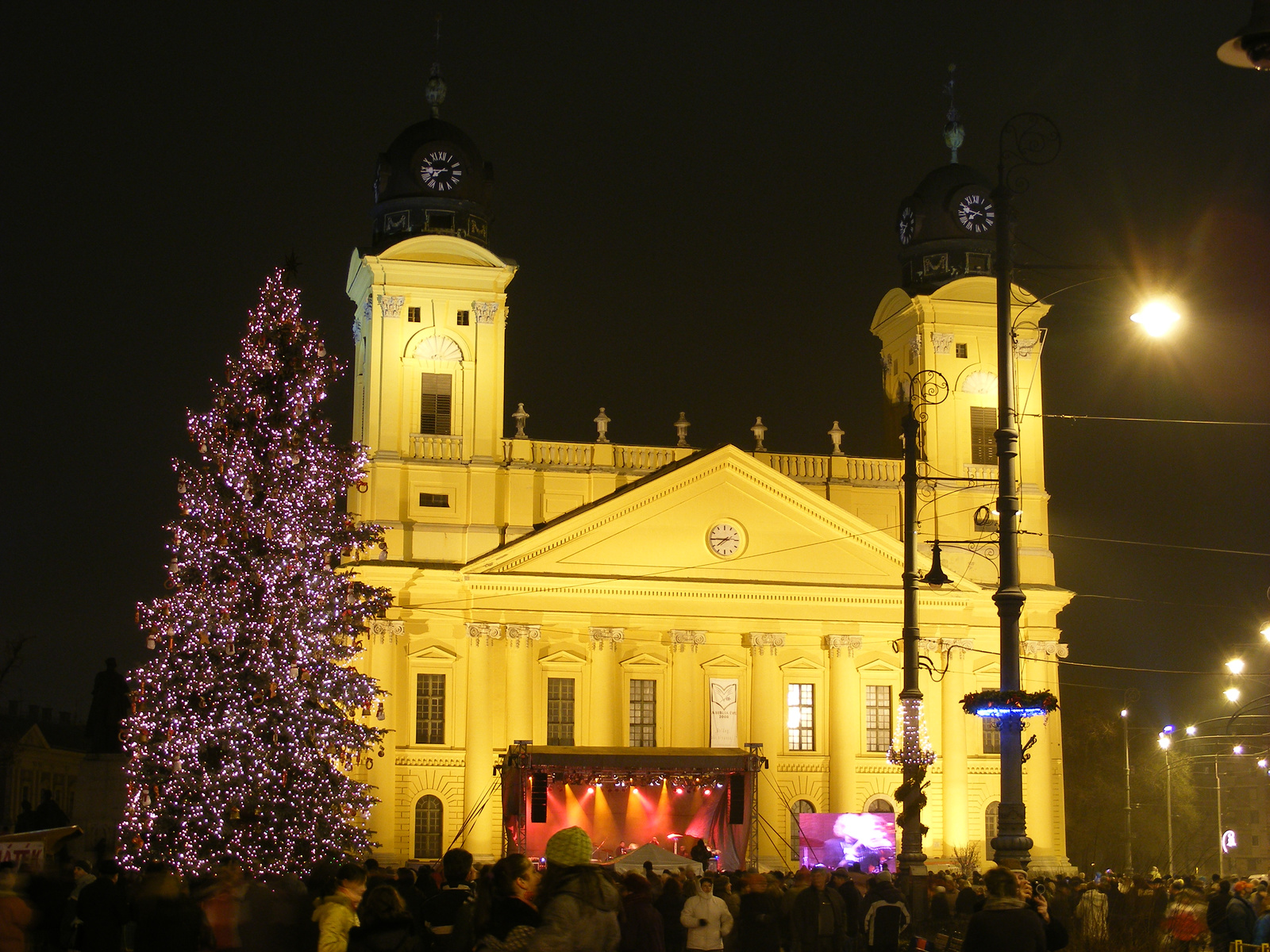 Debrecen Belváros - Ünnepi fények