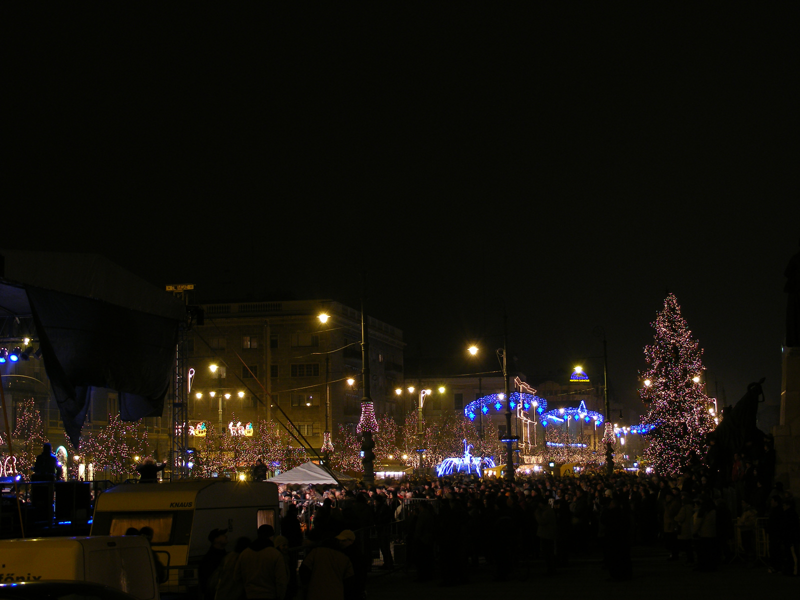 Debrecen Belváros - Ünnepi fények