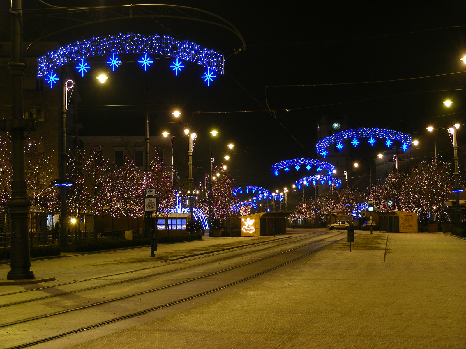 Debrecen Belváros - Ünnepi fények