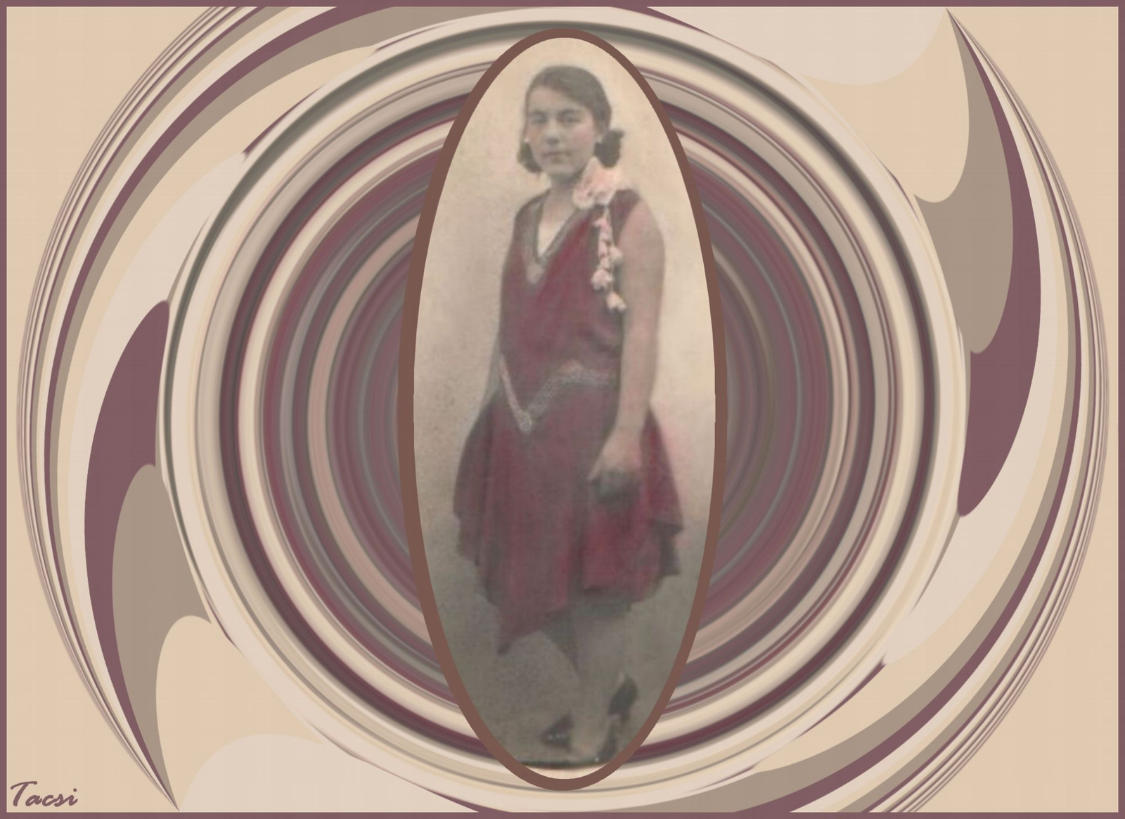Alkalmi  ruha fiatal lányoknak  (1930-as évek)