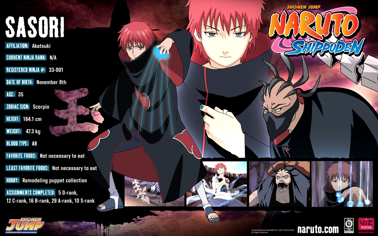 Sasori Wallpaper Naruto com by CrystalOcean7