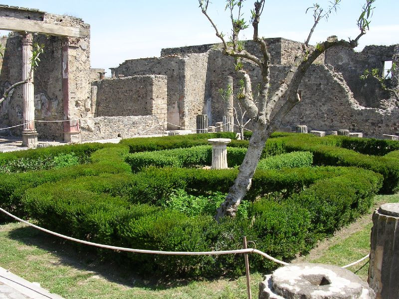 Pompei kert