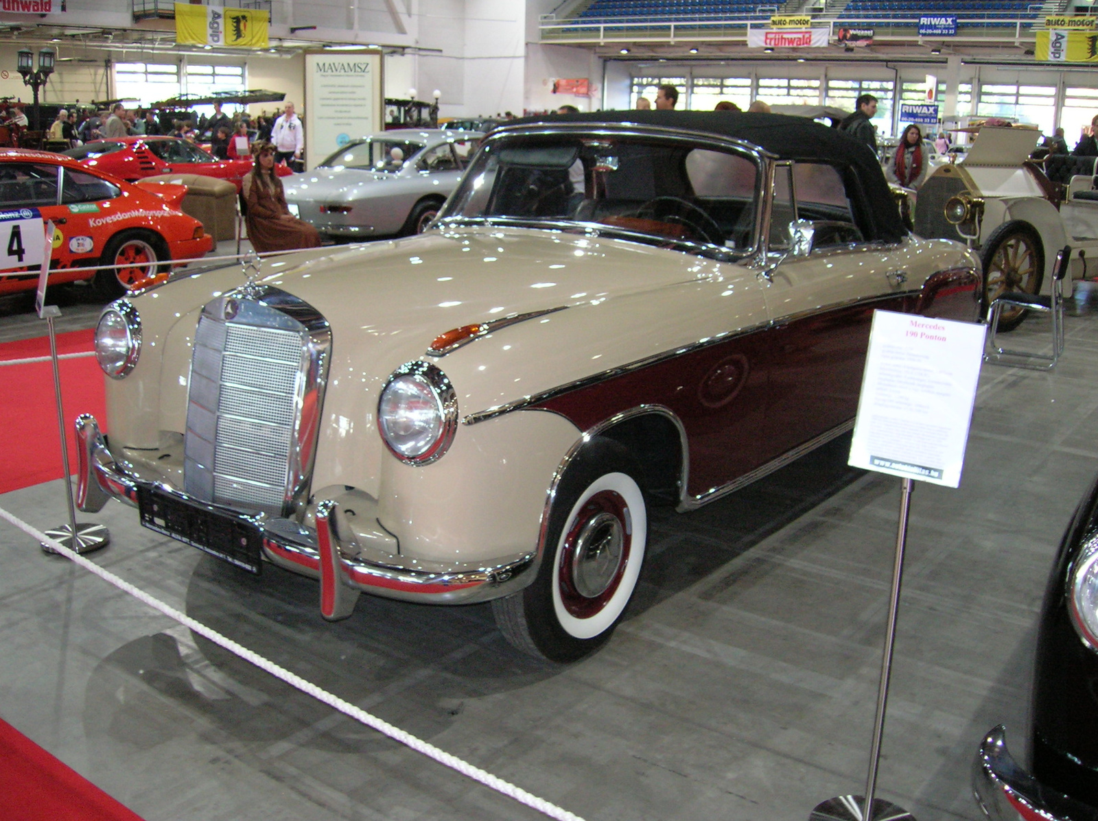 mercedes 180 ponton cabriolet