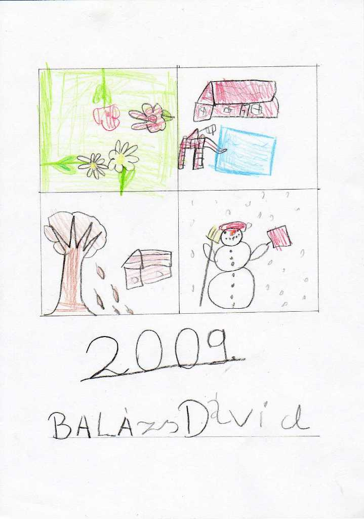 Balázs Dávid- naptár 2009