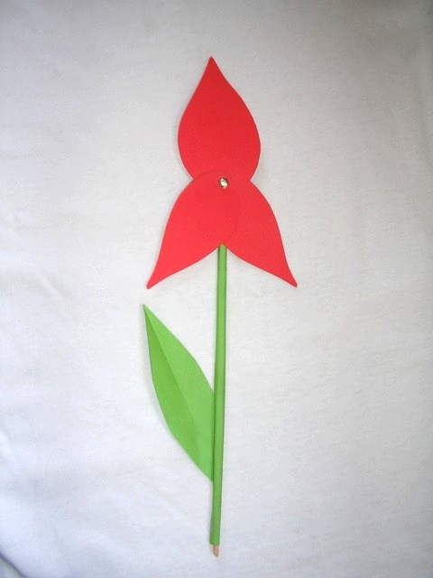 Papír tulipán 7