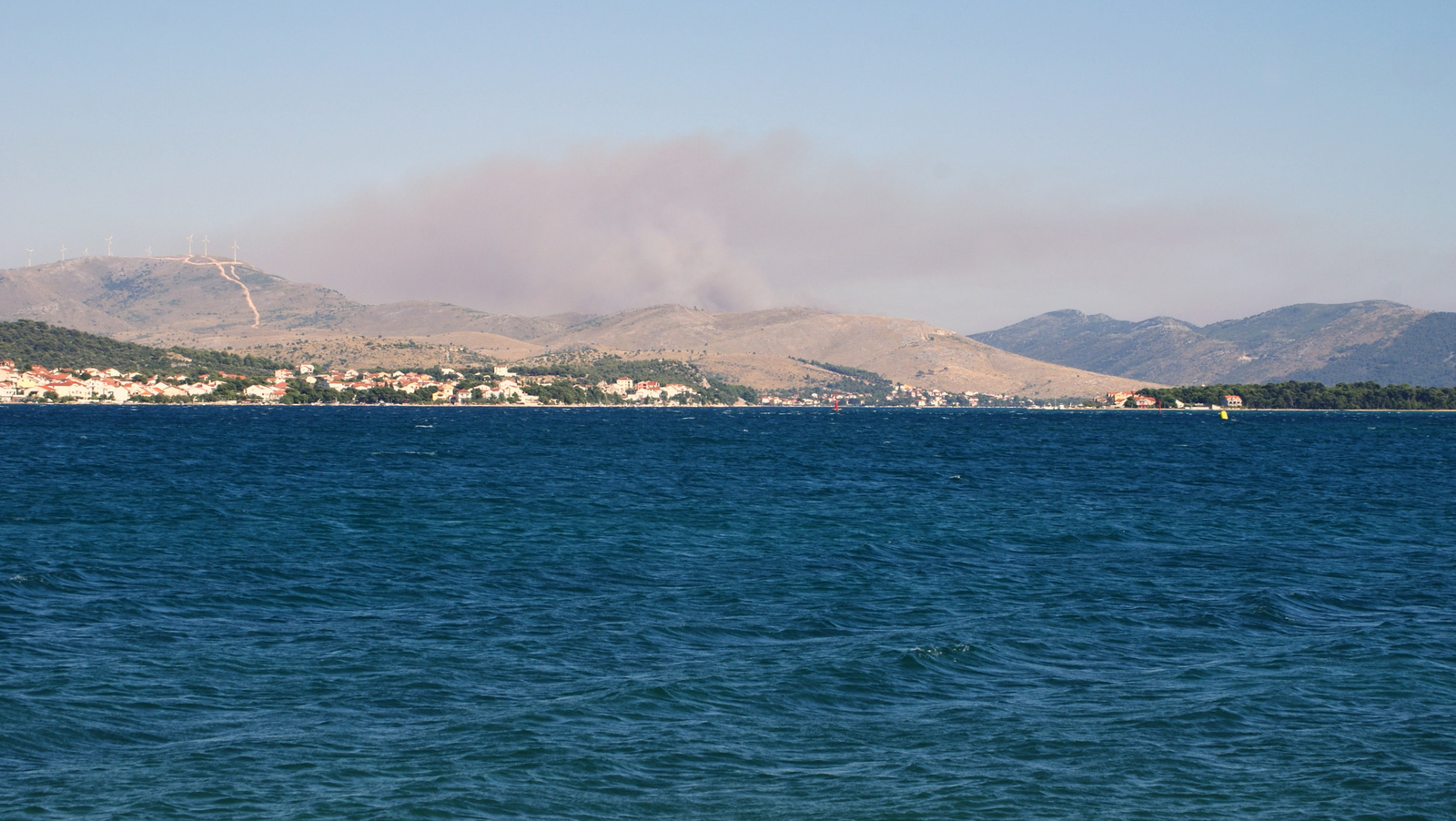 Horvátországi erdőtűz, Sibenik