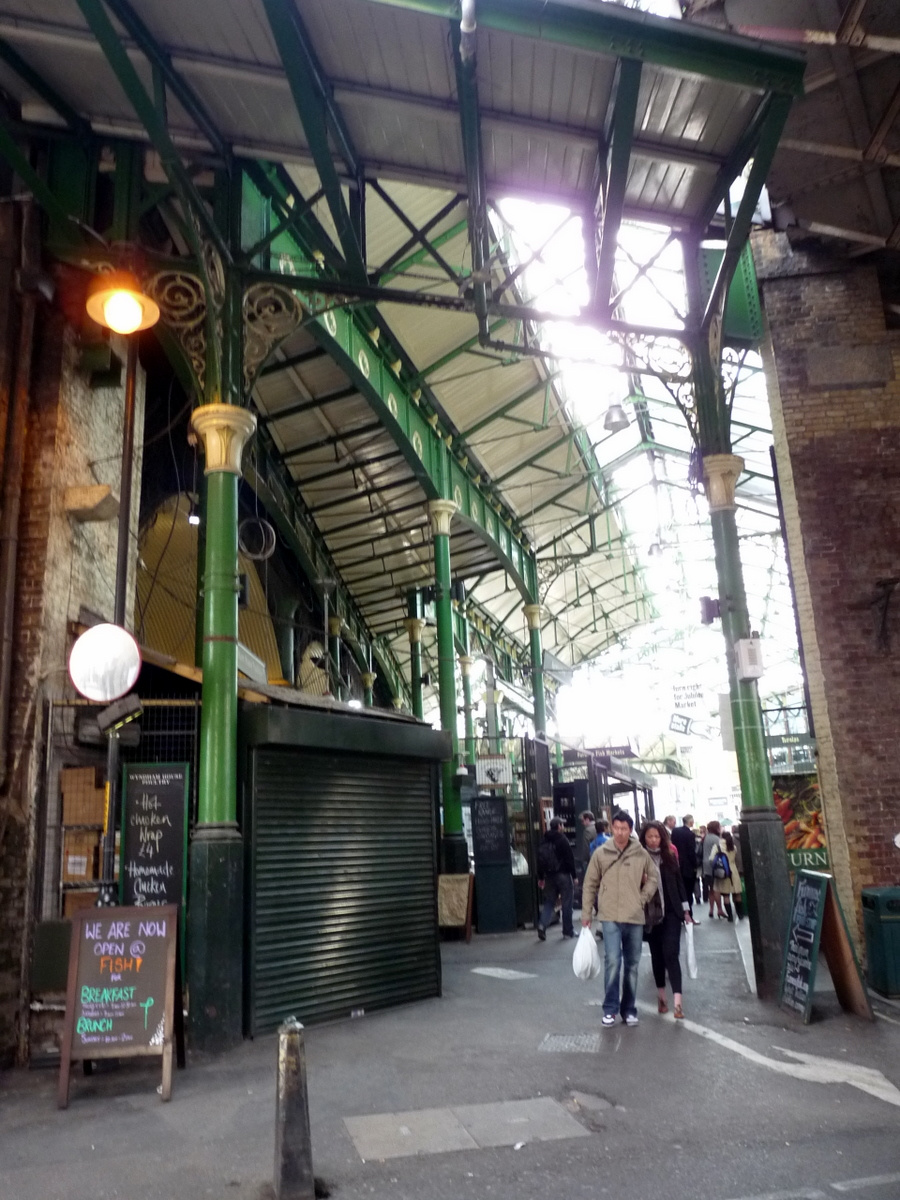 kiégett kép, de még mindig borough market