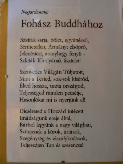 Fohász-Buddhához