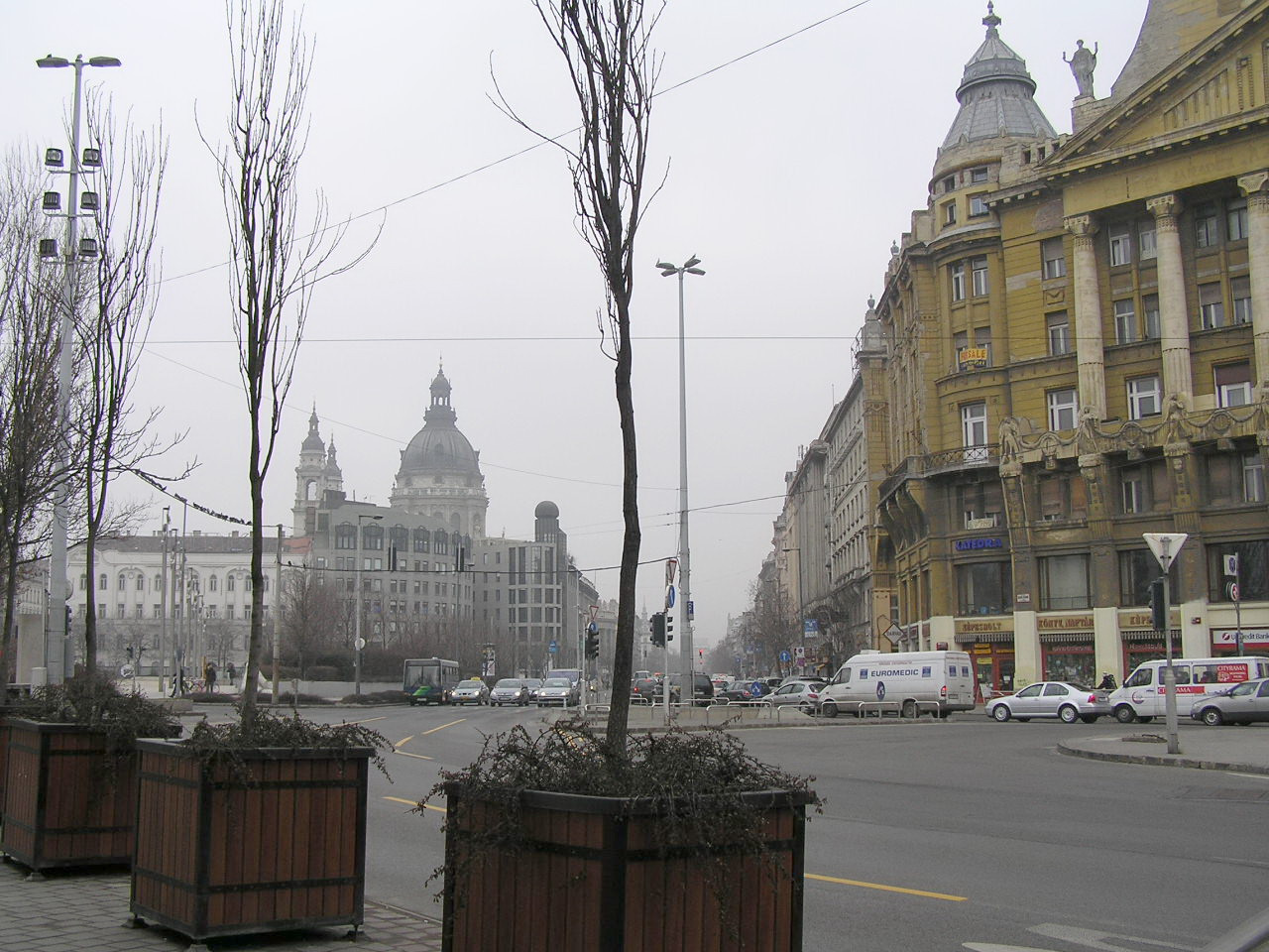 Budapest  februári ködben