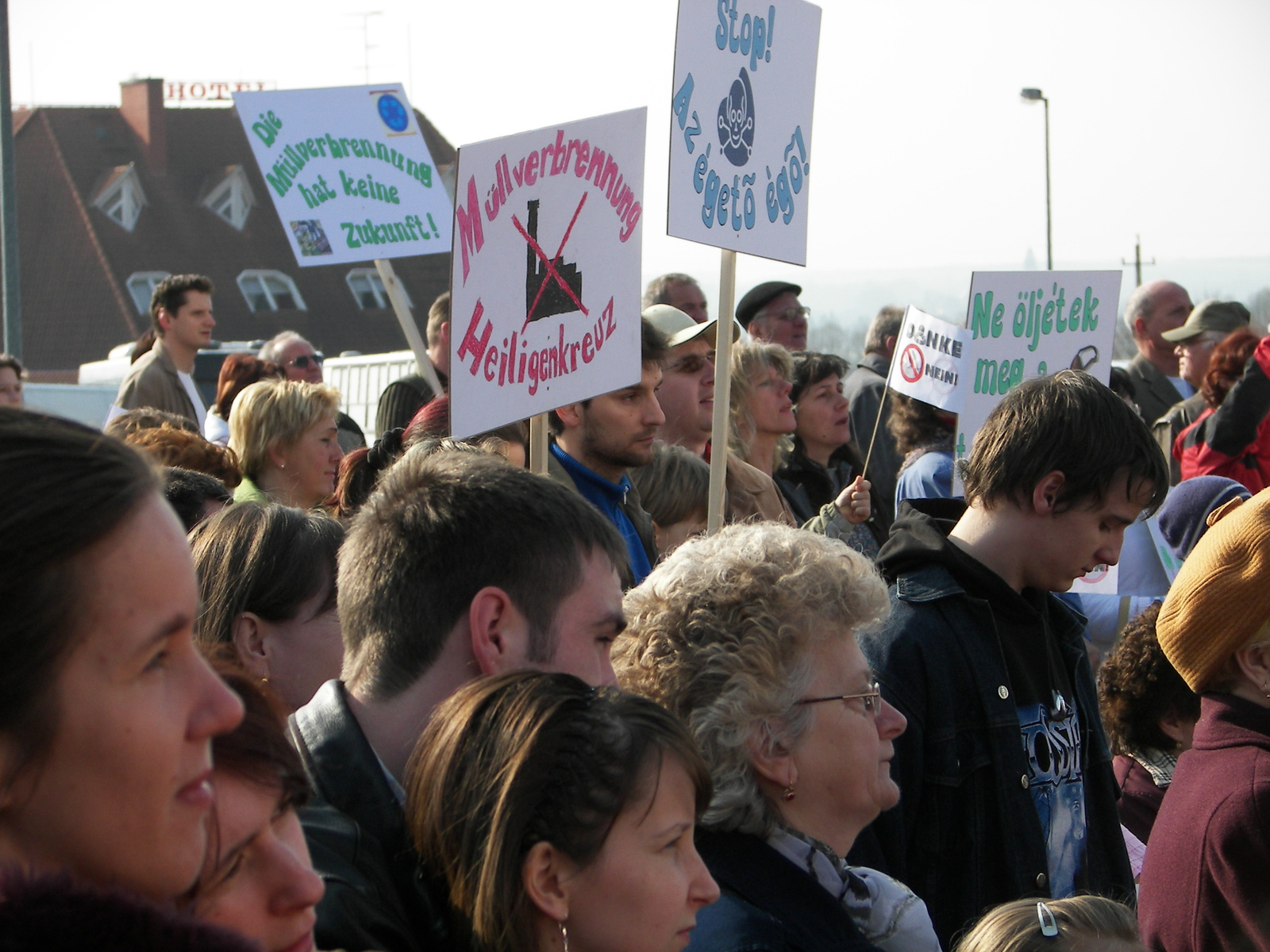 2007 03 17 Demonstráció a határon