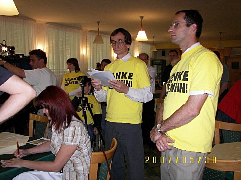 2007-05-30 A "Rába akciócsoport" első ülése Szentgotthárdon