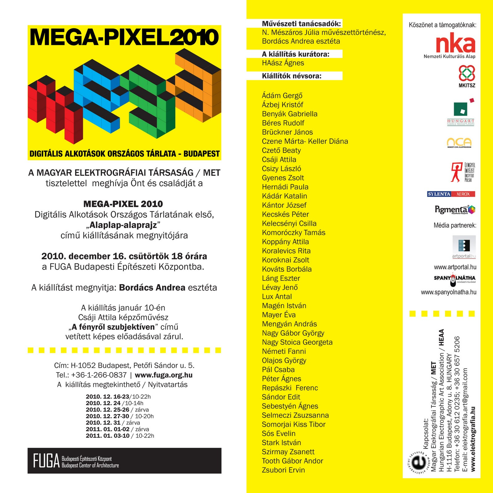 Web MEGA-PIXEL2010 meghivo