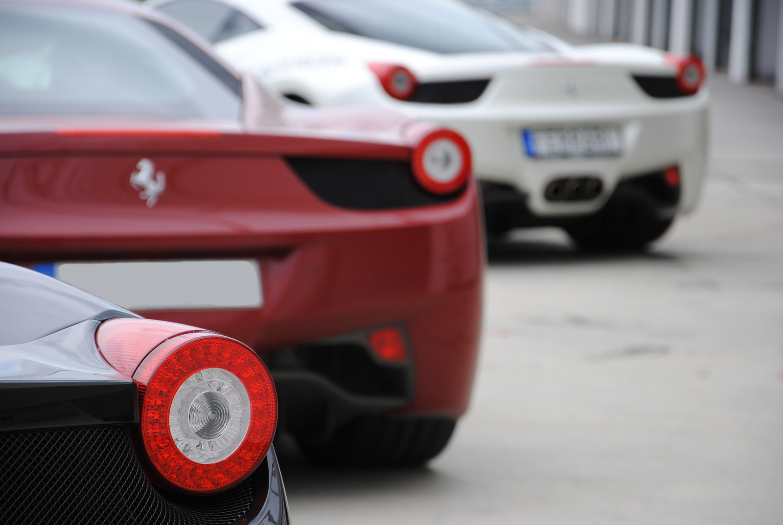 3x Ferrari 458 Italia